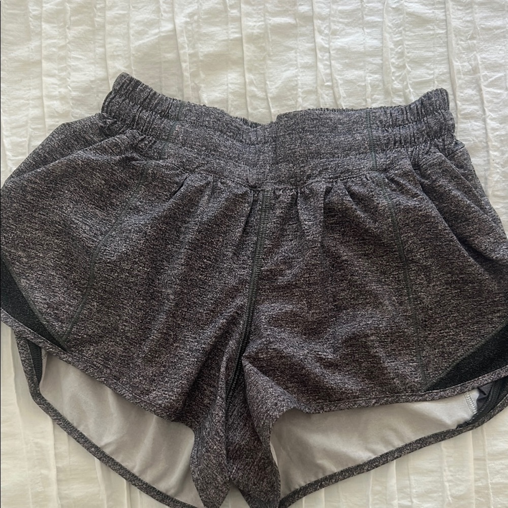 Lululemon Athletica Gray Athletic Shorts Lightweight Moisture-Wicking